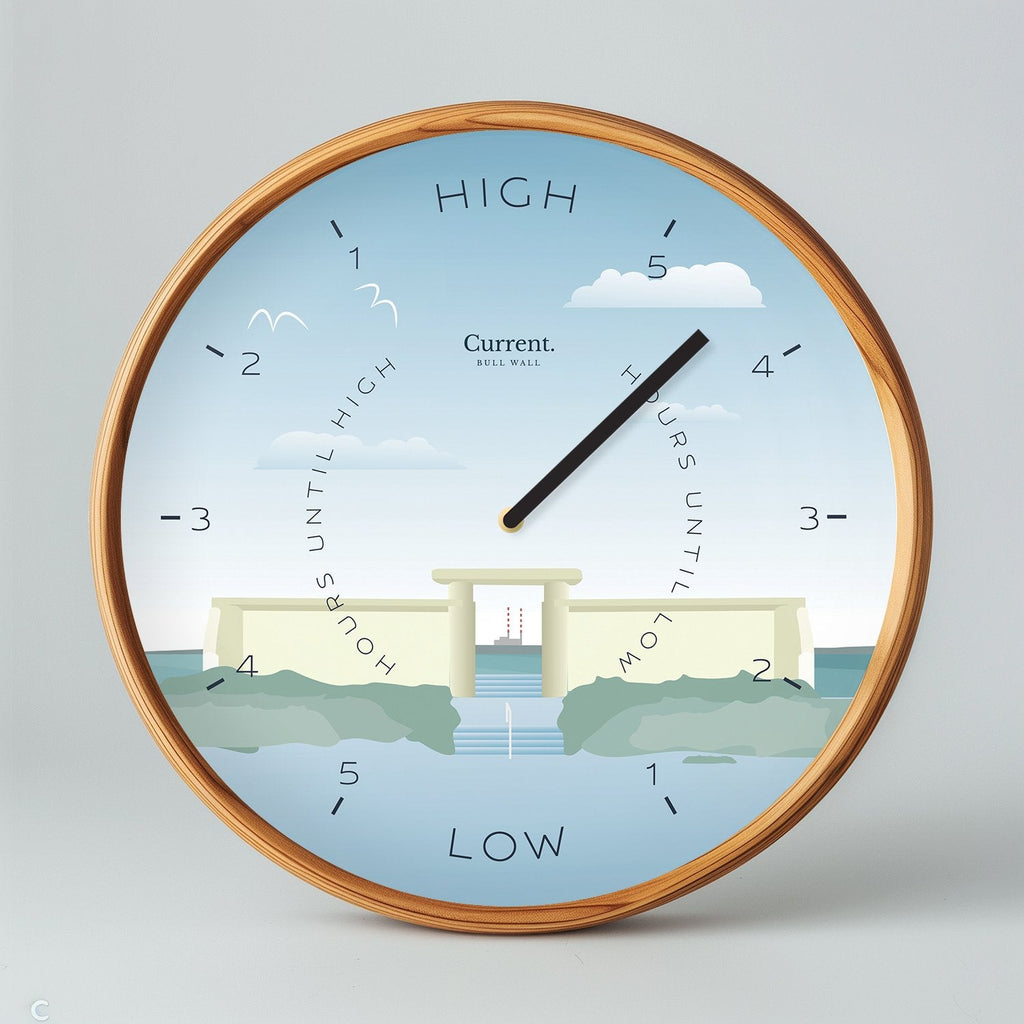 Bull Wall Tide Clock