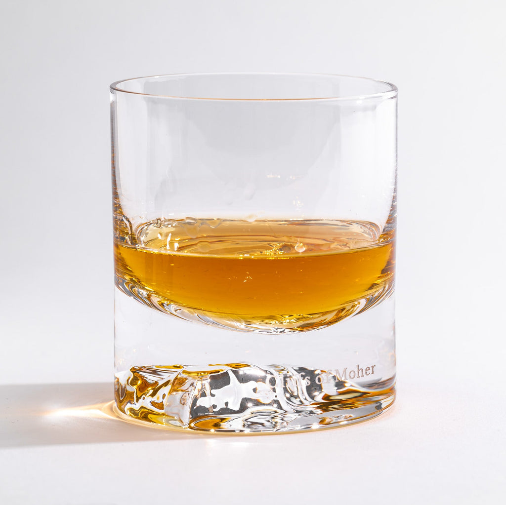 Cliffs of Moher Heavy Base Whiskey Glass