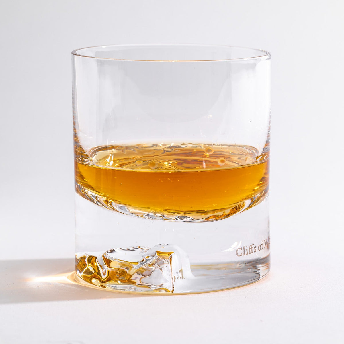 Cliffs of Moher Heavy Base Whiskey Glass